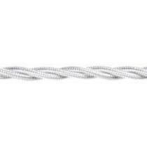 Коаксиальный кабель серебро металл/шёлк BIRONI В1-426-710 (ЦЕНА ЗА 1 МЕТР)