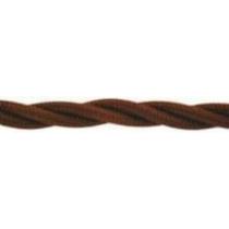 Коаксиальный кабель коричневый металл/шёлк BIRONI В1-426-72 (ЦЕНА ЗА 1 МЕТР)