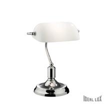настольная лампа IDEAL LUX LAWYER TL1 CROMO 045047