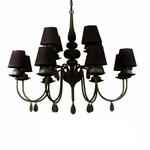 люстра IDEAL LUX BLANCHE SP12 NERO 097800