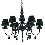 люстра IDEAL LUX BLANCHE SP6 NERO 111872