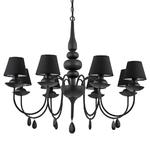 люстра IDEAL LUX BLANCHE SP8 NERO 111896